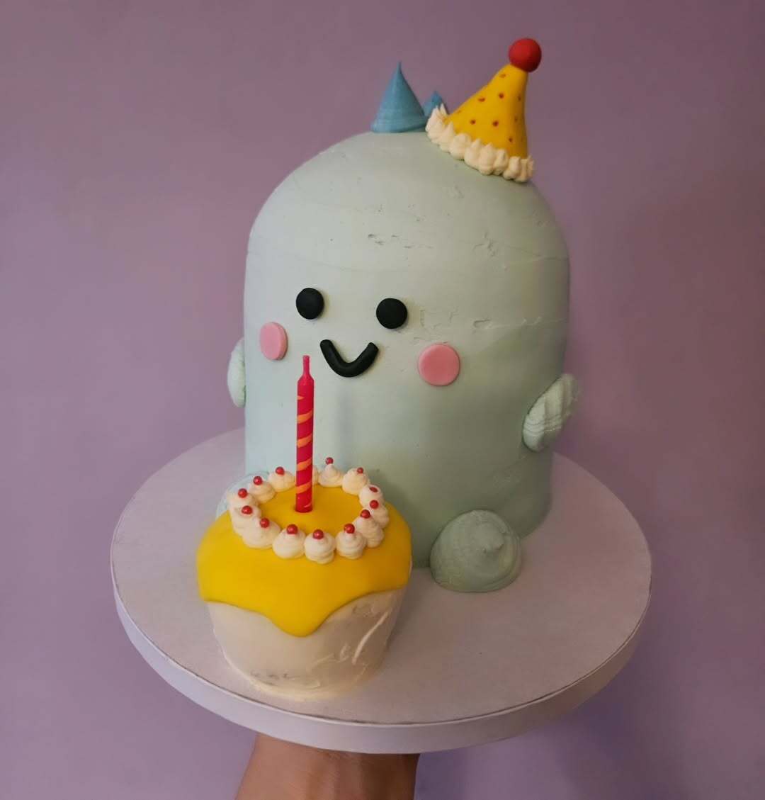 Kawaii Character Birthday Cake