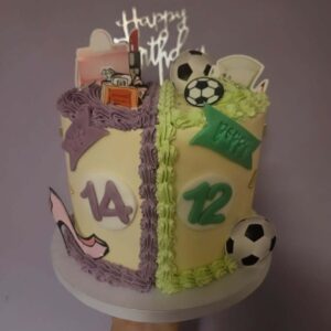 split-personality-milestone-birthday-cake